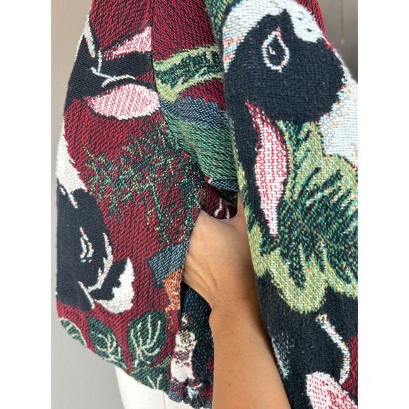 Vintage painted pony rabbit tapestry jacket - Picture 5 of 7